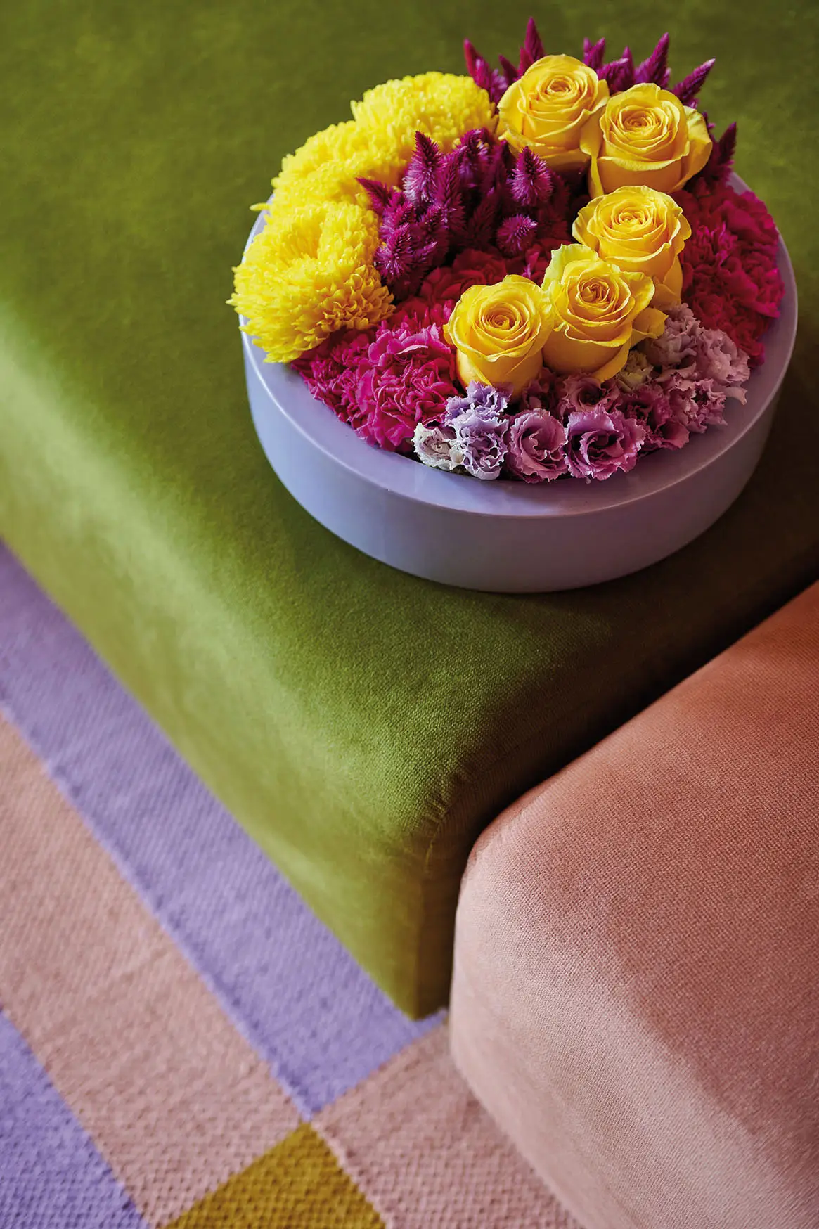 XONOR Fleurs Artificielles Marguerites Colorées Dans Pot De Clôture - Décoration Intérieure Mariage Bureau